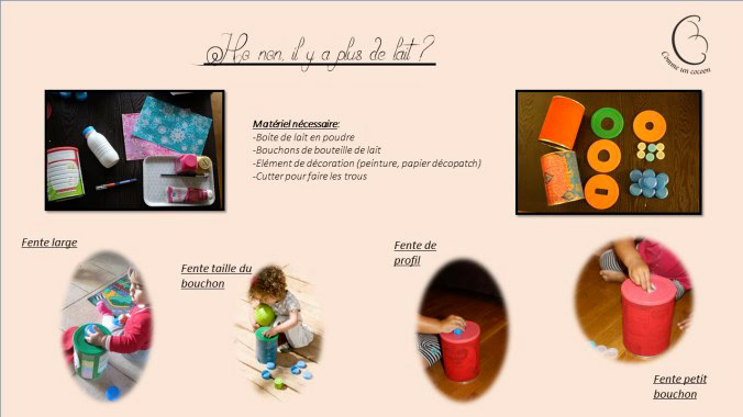 activite creative boite de lait